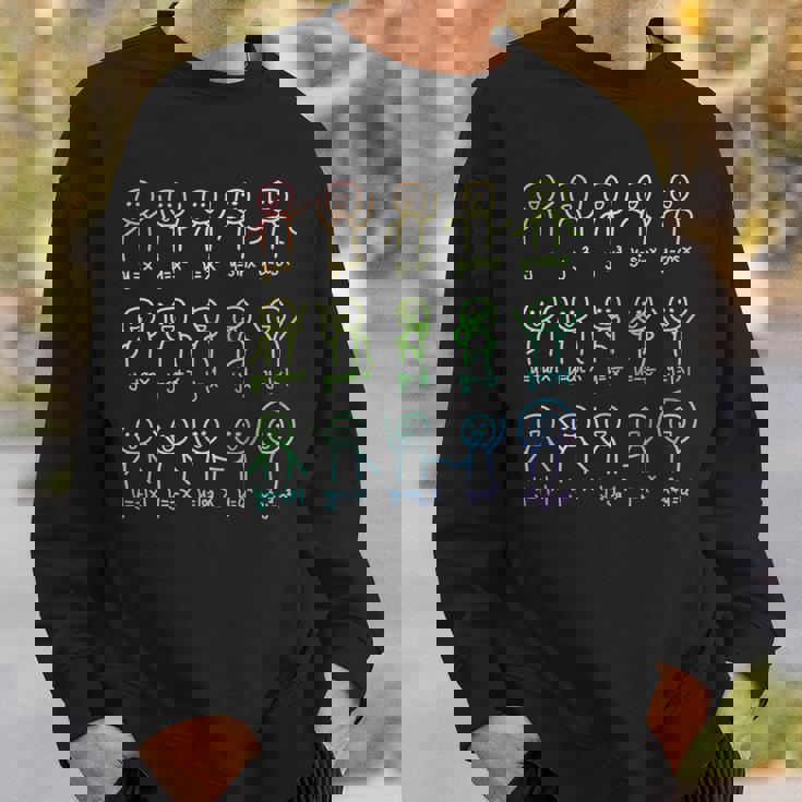 代数ダンスおかしい関数グラフ図科学数学方程式 長袖tシャツ スウェットシャツ 彼への贈り物