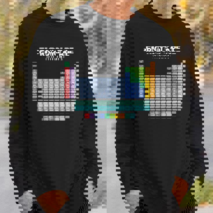 元素周期表 化学 長袖tシャツ スウェットシャツ 彼への贈り物