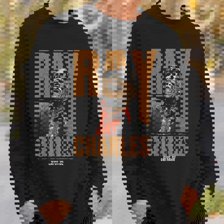 公式レイ・チャールズ・ジャズ・アイコン・マーチ Father Ofoul スウェットシャツ 彼への贈り物