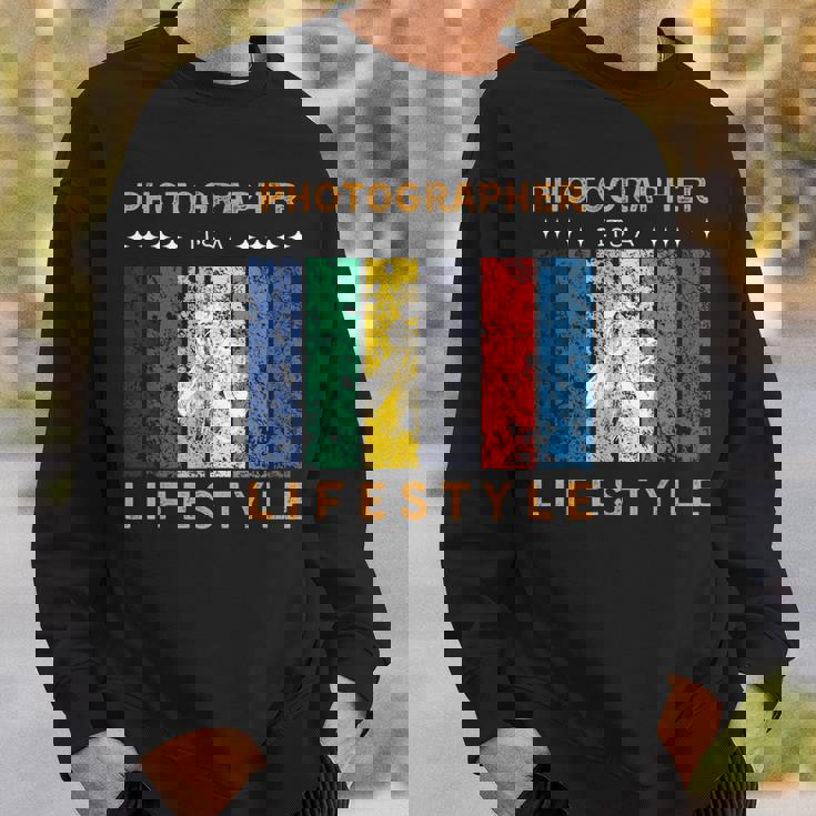 写真家 It's A Lifestyle おもしろtシャツ 写真好きのギフト スウェットシャツ 彼への贈り物