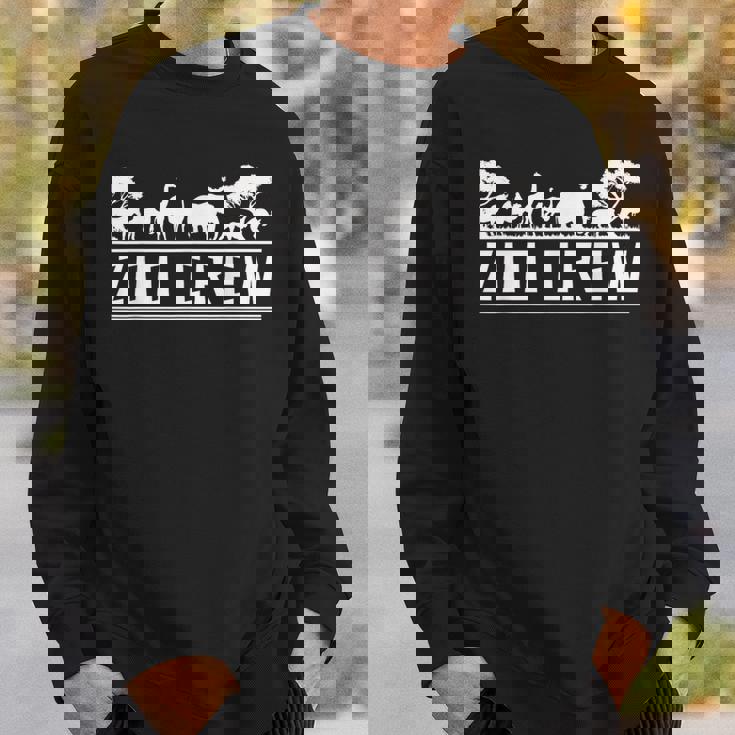 動物園 動物園 サファリ キリン ライオン ゾウ 動物園 スウェットシャツ 彼への贈り物