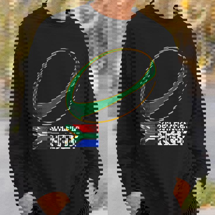 南アフリカラグビー南アフリカ国旗 スウェットシャツ 彼への贈り物