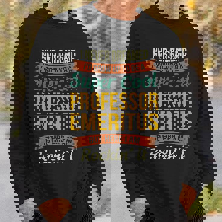 名誉教授ギフト 面白い感謝 スウェットシャツ 彼への贈り物