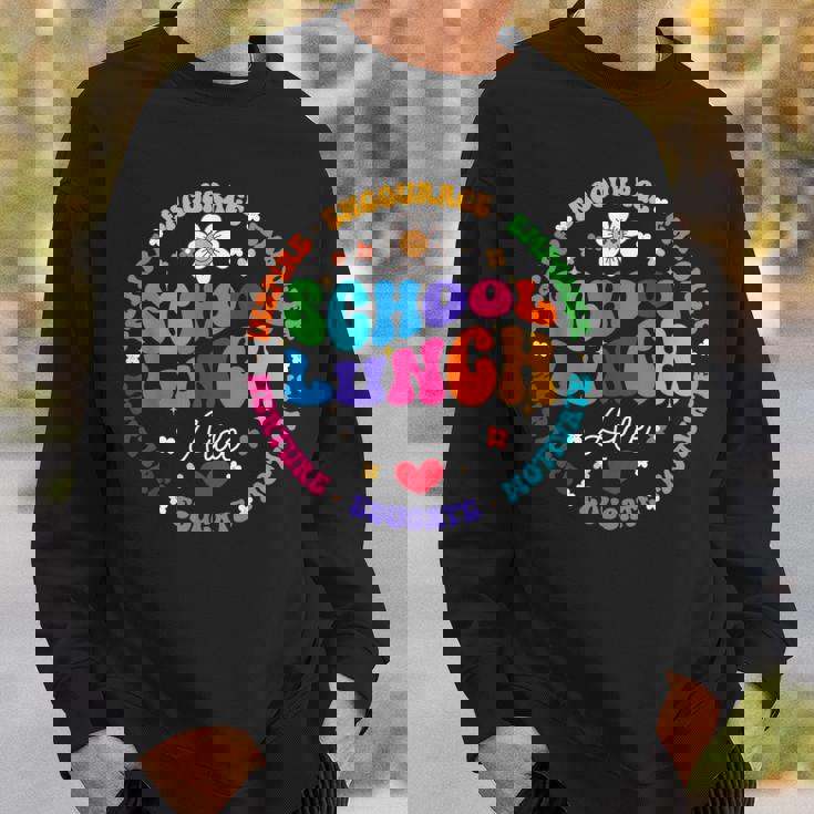 学校給食補佐官 フードサービスクルーヘルパースクワッド スウェットシャツ 彼への贈り物