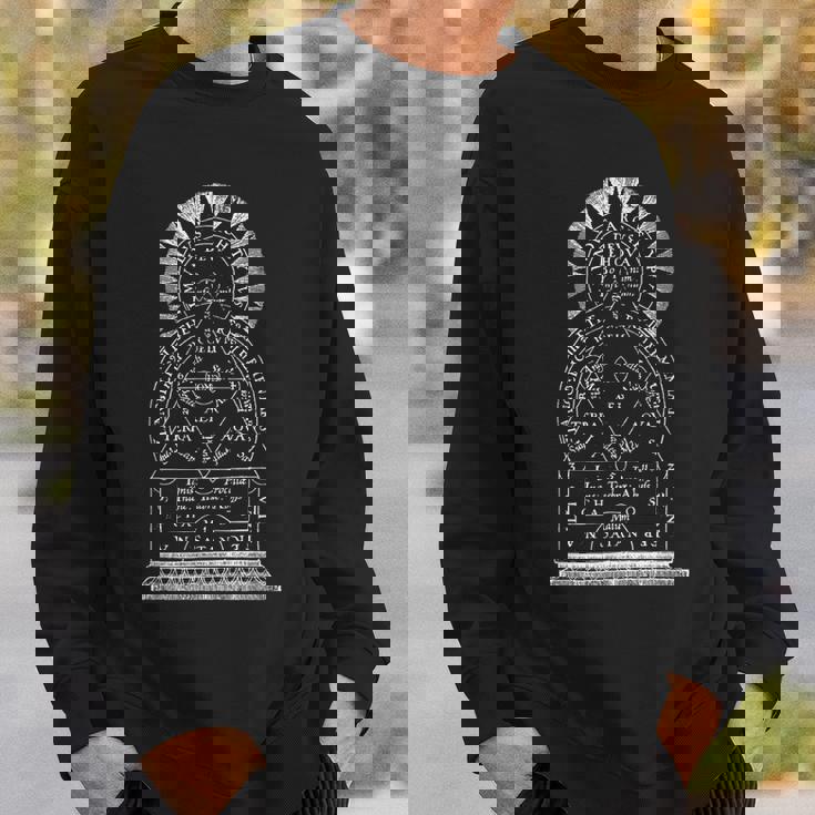 宇宙の解釈学的図式 宇宙 錬金術 魔法 Hermeneuticcheme Universe Alchemie Old スウェットシャツ 彼への贈り物