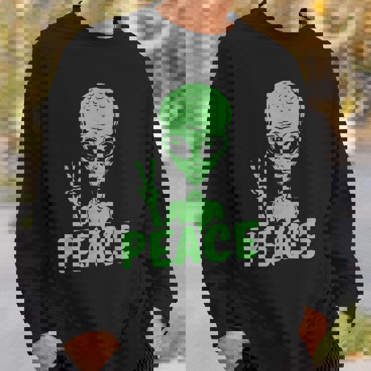 宇宙人 平和 Ufo 変な宇宙人 スウェットシャツ 彼への贈り物