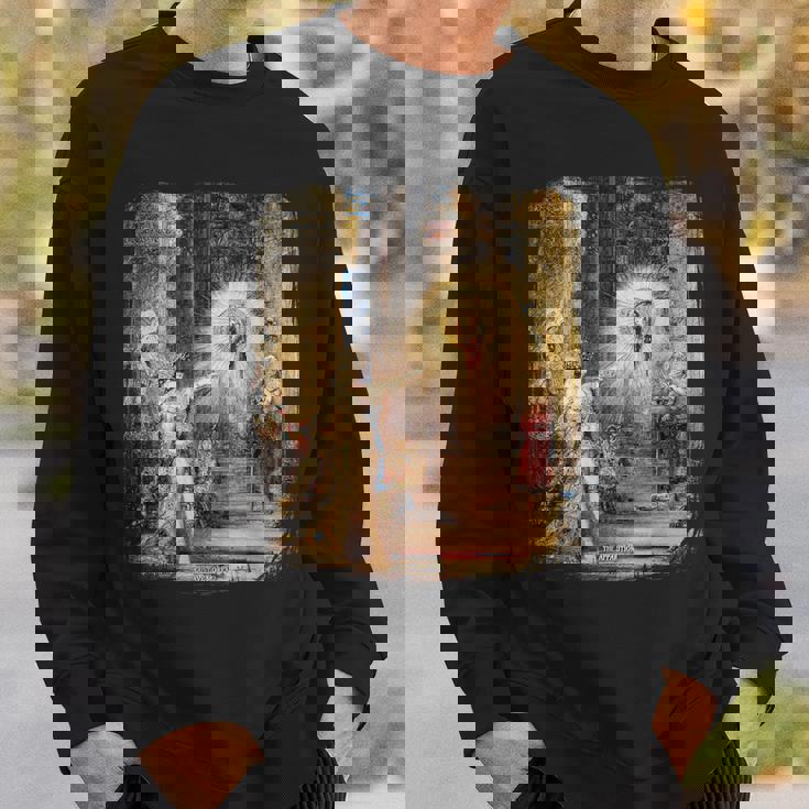 幻影ギュスターヴ・モロー不気味なホラー絵画アート スウェットシャツ 彼への贈り物