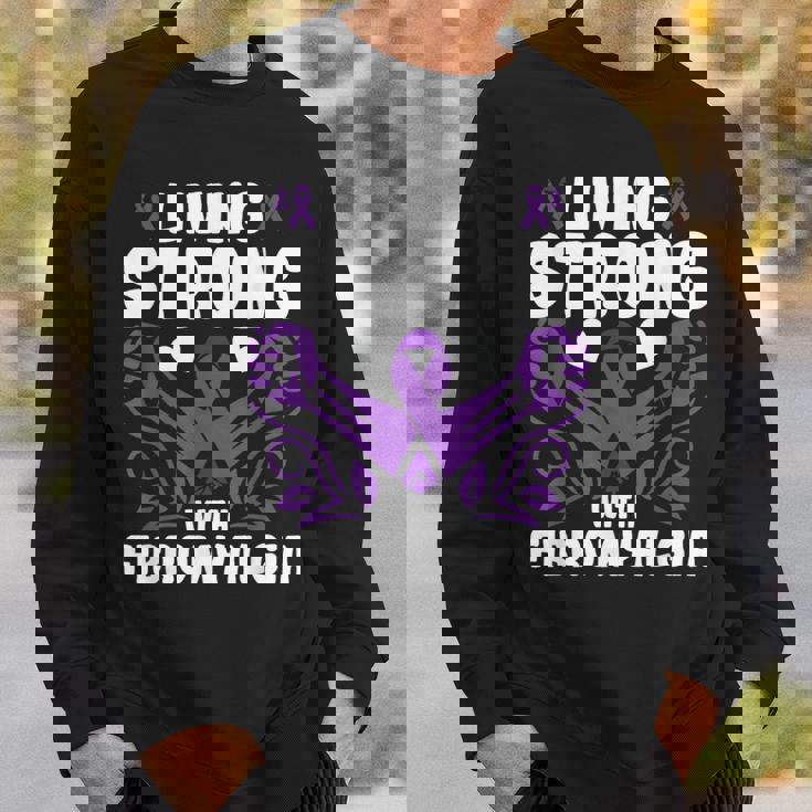 強く生きる 線維筋痛症への認識 線維筋痛症 スウェットシャツ 彼への贈り物