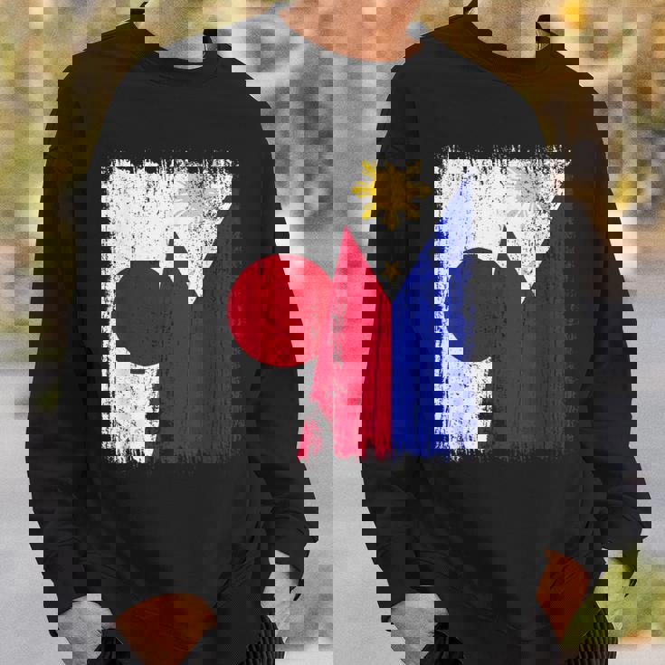 日本 フィリピン ハーフフラッグ 日本 フィリピン ジャージ スウェットシャツ 彼への贈り物