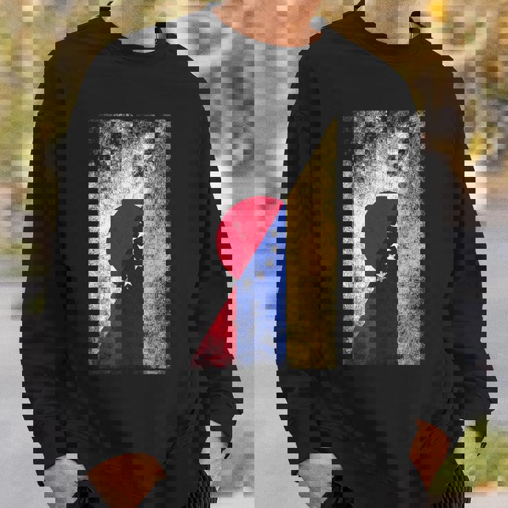 日本ベネズエラ国旗 日本のベネズエラ。 スウェットシャツ 彼への贈り物