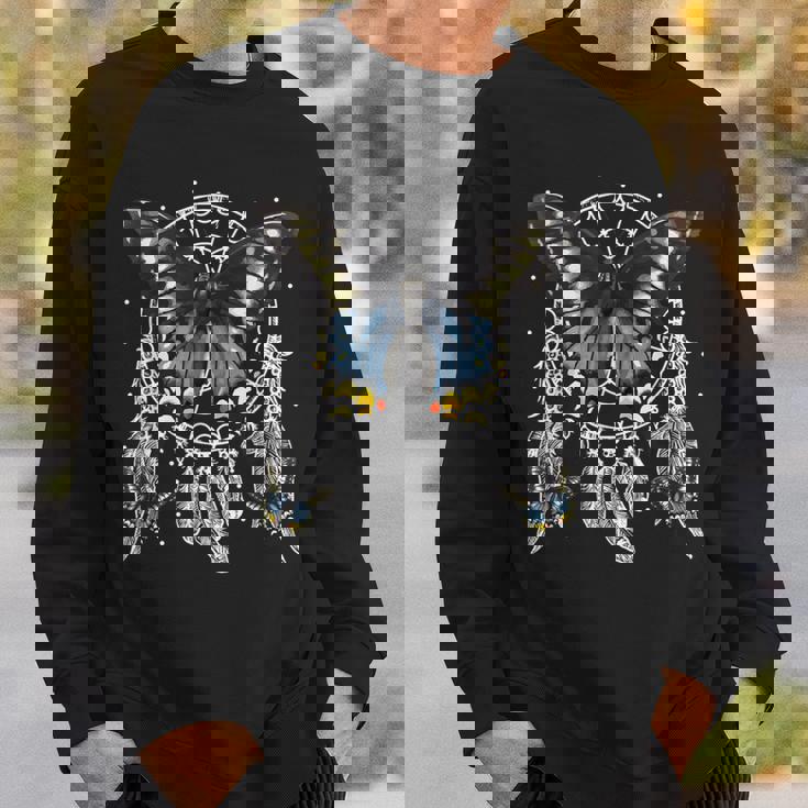 昆虫学者 蝶 昆虫 蝶 黒アゲハチョウ スウェットシャツ 彼への贈り物