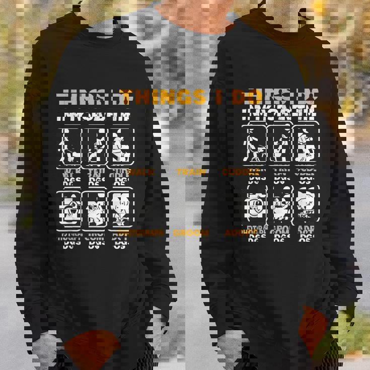 暇なときにすること犬を飼っている子犬、ペット スウェットシャツ 彼への贈り物