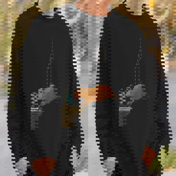 最高にクールなカピバラスパイインハイスト スウェットシャツ 彼への贈り物