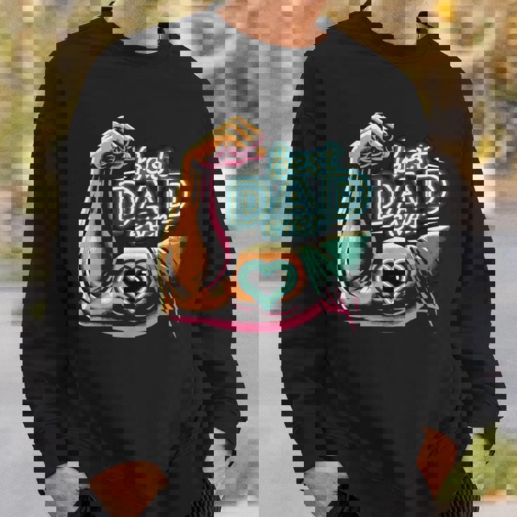 最高のお父さん 父の日 お父さんになる人 お父さん お父さん スウェットシャツ 彼への贈り物