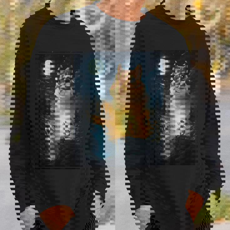 月に吠えるシマリス ヴィンテージ 面白いシマリス スウェットシャツ 彼への贈り物