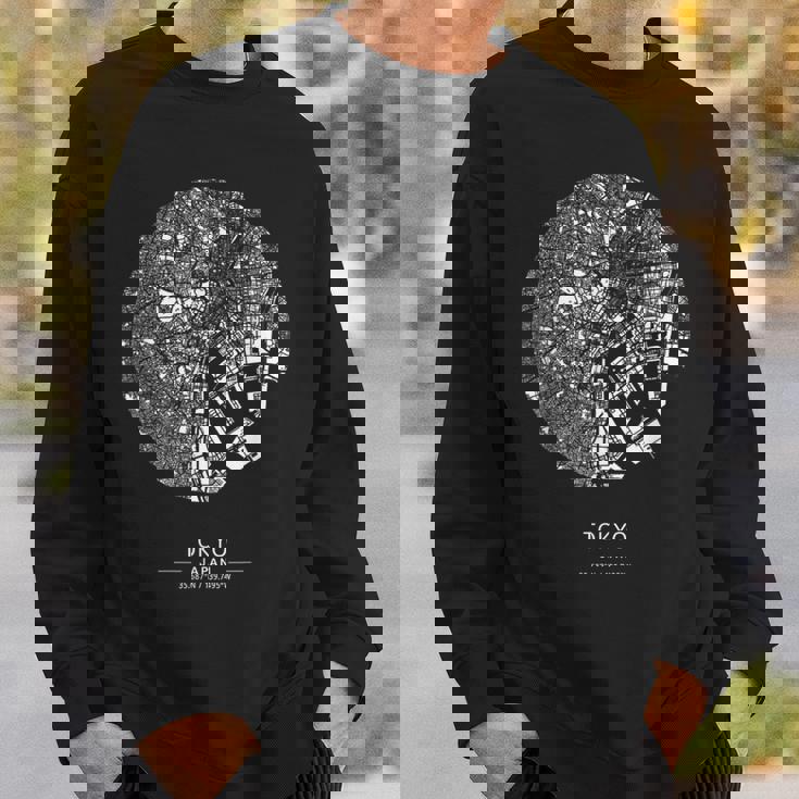 東京都市地図 スウェットシャツ 彼への贈り物