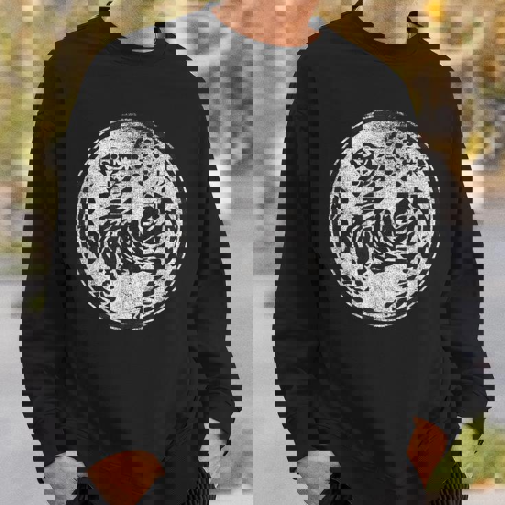 松かん 空手風シンボル 武道訓練 虎 スウェットシャツ 彼への贈り物