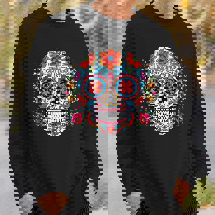 死者の日 シュガースカル メキシコデー カラベラデー スウェットシャツ 彼への贈り物