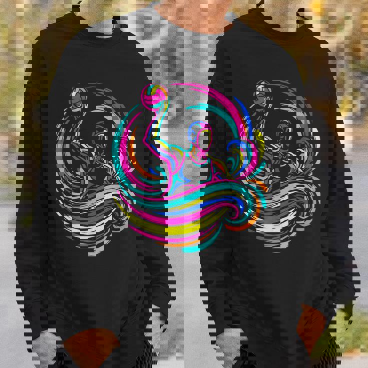 水球選手 スチームウェーブ スウェットシャツ 彼への贈り物