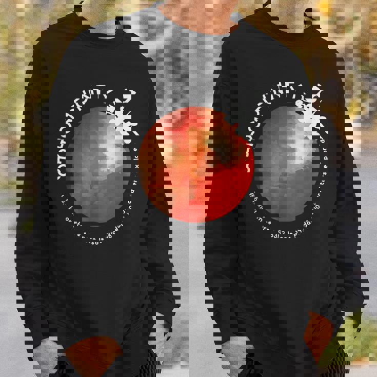 火星のオポチュニティ・ローバー オピー 宇宙探検 スウェットシャツ 彼への贈り物