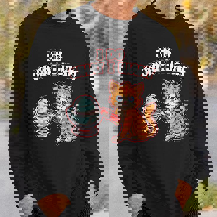 猫 デーモンコア 核 メンズ キッズ レディース おもしろサイエンス スウェットシャツ 彼への贈り物