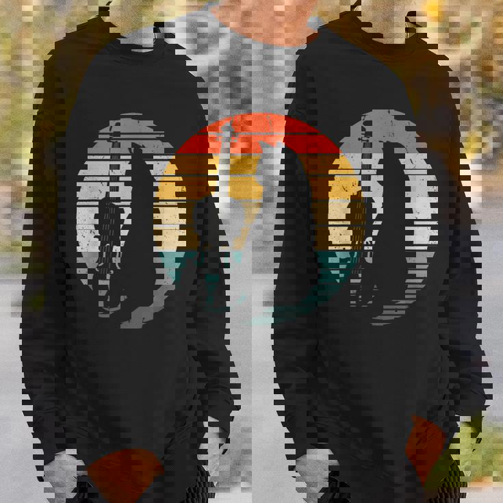 猫とバイオリン 楽器 面白い子猫愛好家 スウェットシャツ 彼への贈り物