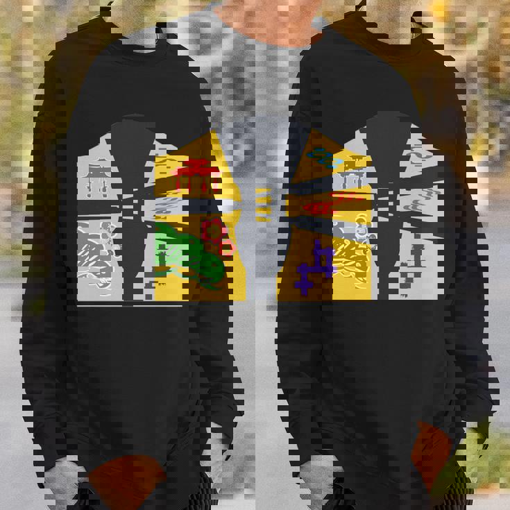 琉球備形沖縄沖縄内南朱型 三線 長袖tシャツ スウェットシャツ 彼への贈り物