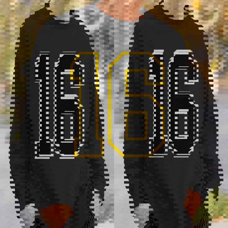 番号 16インチ ブラック スウェットシャツ 彼への贈り物