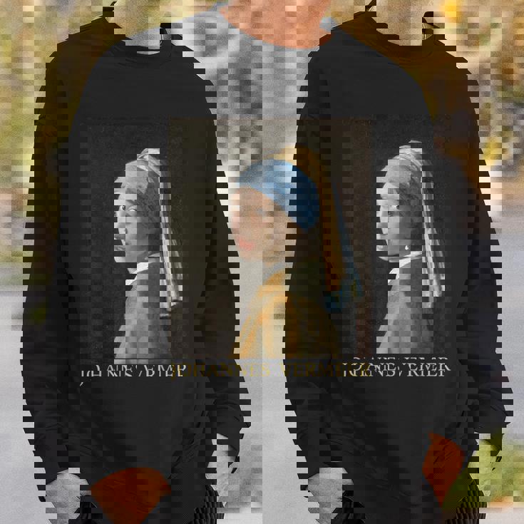 真珠の耳飾りの少女／フェルメール（記名）【世界の名画】Johannesermeer 美術館アート スウェットシャツ 彼への贈り物