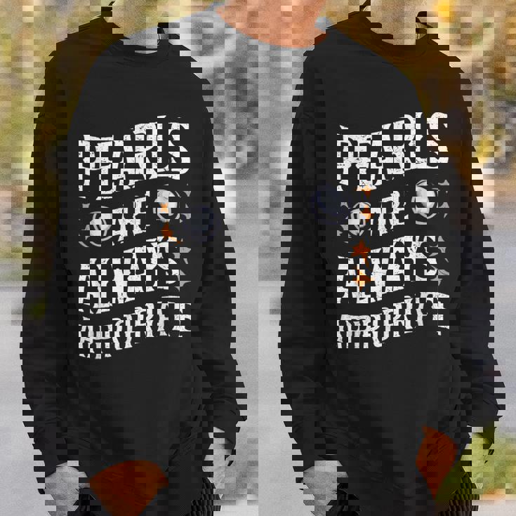 真珠はいつもふさわしい。ジャッキー・ケネディ スウェットシャツ 彼への贈り物