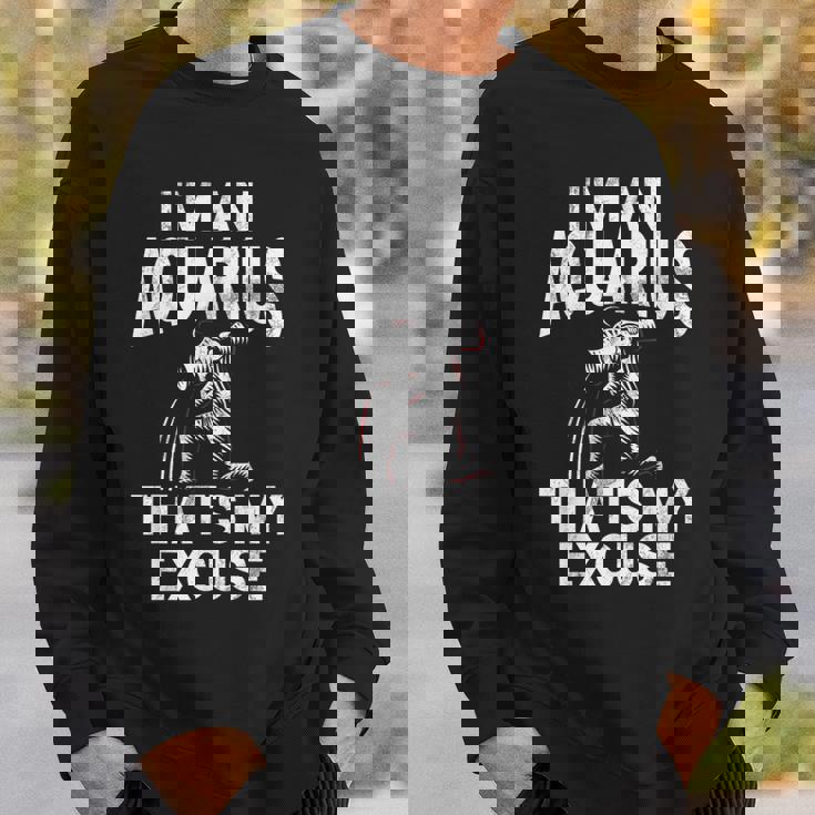 私はアクエリアスですそれが私の言い訳ですアクエリアス スウェットシャツ 彼への贈り物