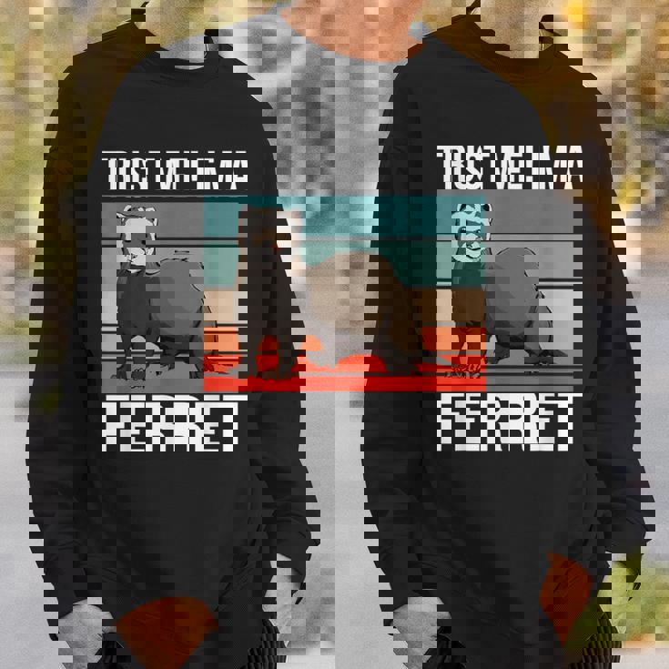 私はフェレット ハロウィン ペットオーナー フェレット スウェットシャツ 彼への贈り物