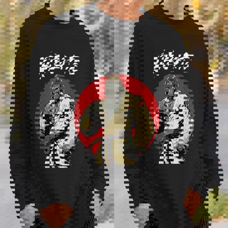 空手ゴリラ カラテカ 少年少女空手ゴリラ スウェットシャツ 彼への贈り物