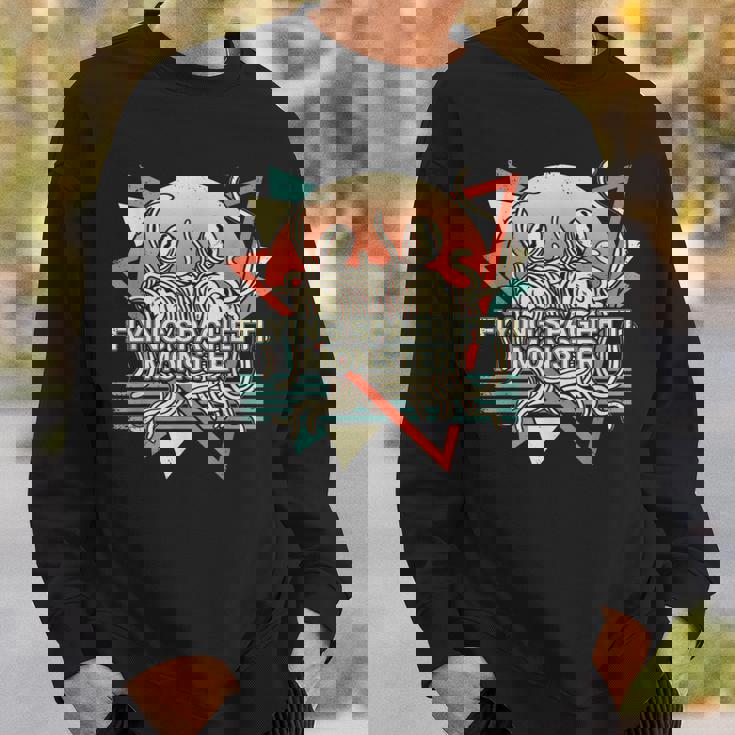 空飛ぶスパゲッティモンスター Fsm パスタファリアンレトロ スウェットシャツ 彼への贈り物