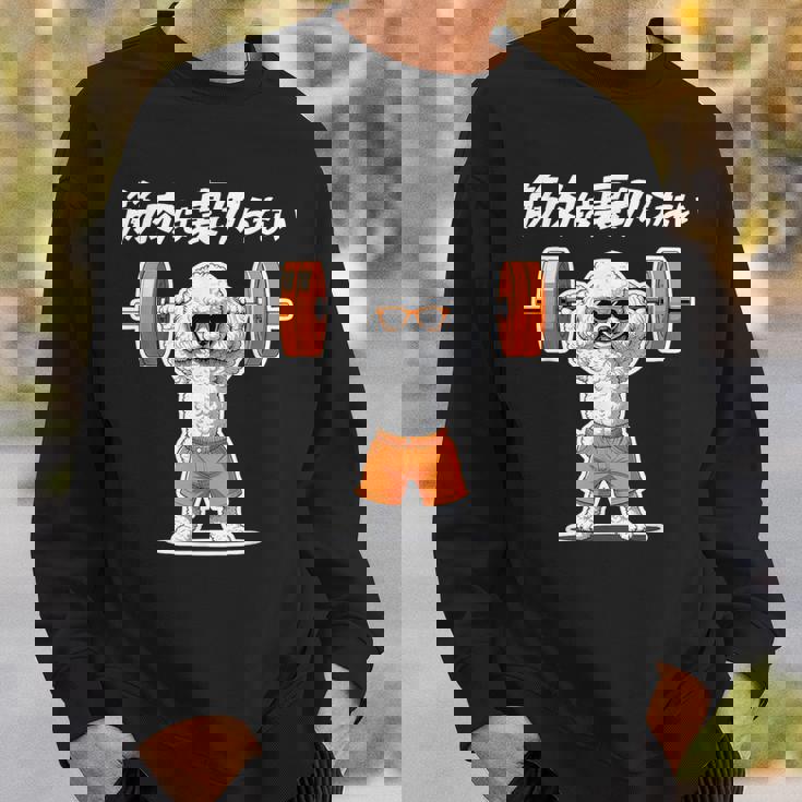 筋肉は裏切らない トイプードル グッズ 犬 おもしろ 面白い ネタ 筋トレ スウェットシャツ 彼への贈り物