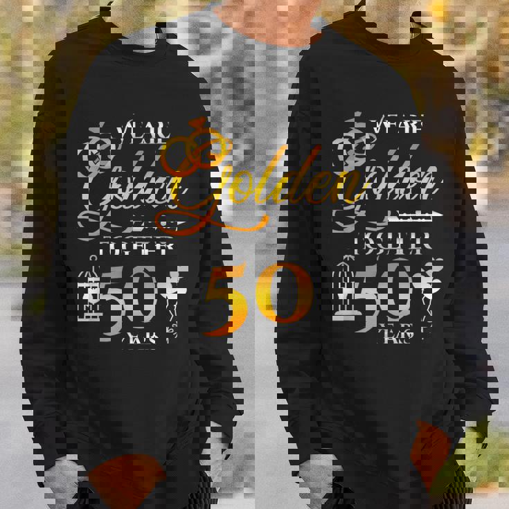 結婚50周年 結婚記念日 金婚記念日 スウェットシャツ 彼への贈り物