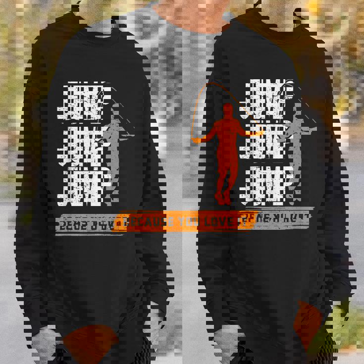 縄跳び Because You Love It 縄跳び スウェットシャツ 彼への贈り物