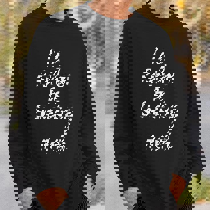 覚醒剤は吸いたい スウェットシャツ 彼への贈り物