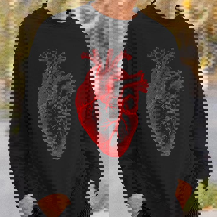 解剖学的心臓解剖科学生物学臓器研究 スウェットシャツ 彼への贈り物