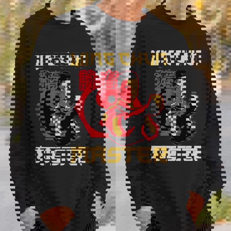 詠春拳マスター トレーニング 詠春拳 コーチ ファイター マーシャルアーツ 長袖tシャツ スウェットシャツ 彼への贈り物