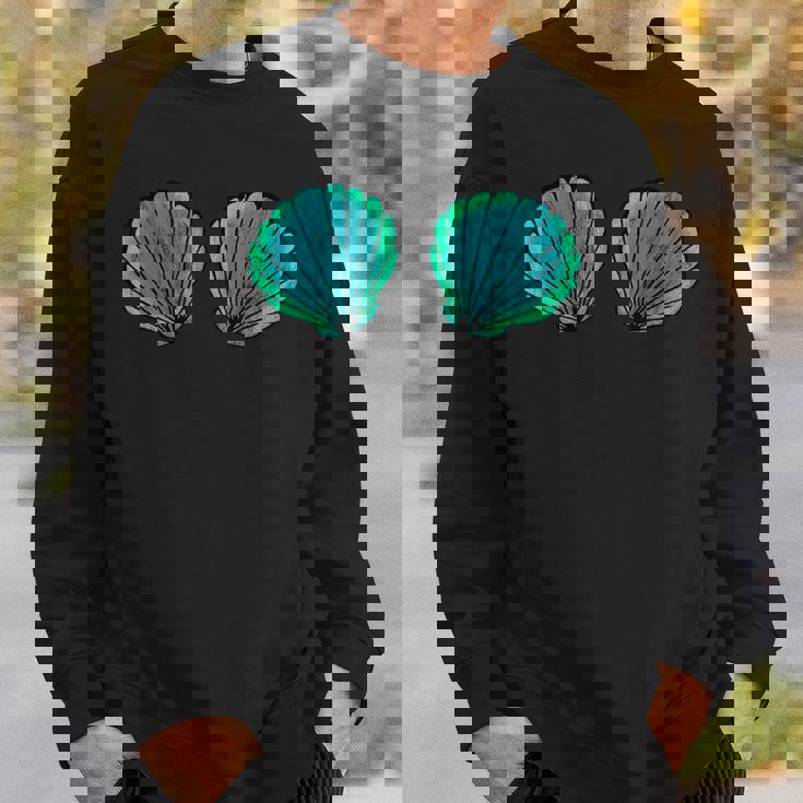 貝殻 マーメイド ブラジャー ビキニブラ 貝殻 スウェットシャツ 彼への贈り物