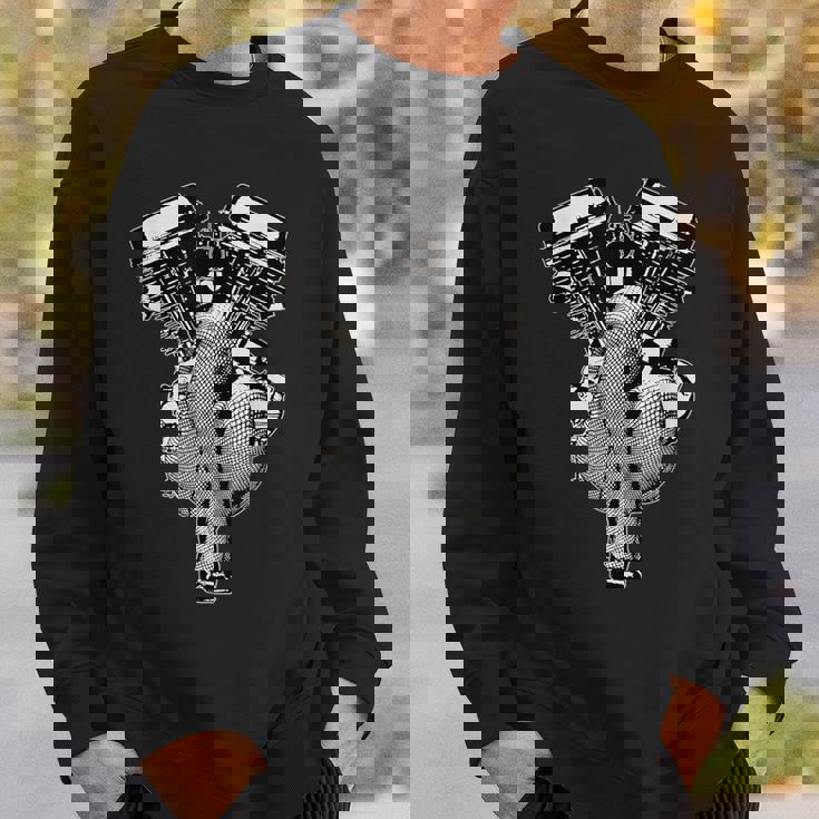 超セクシーhdパンヘッドピンナップバイク、バイカーギアvtwin スウェットシャツ 彼への贈り物