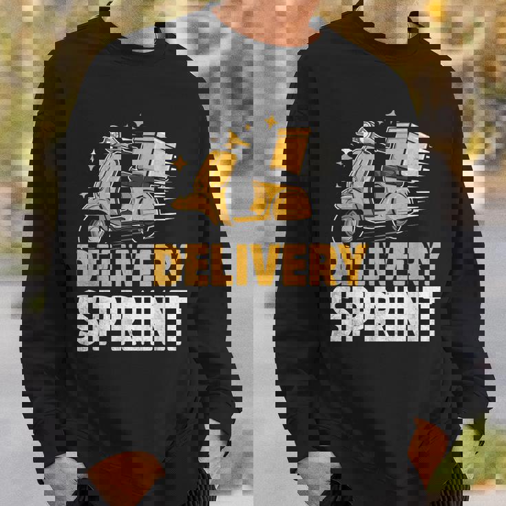 配達 スプリント 配達員 パッケージ 配達 スウェットシャツ 彼への贈り物