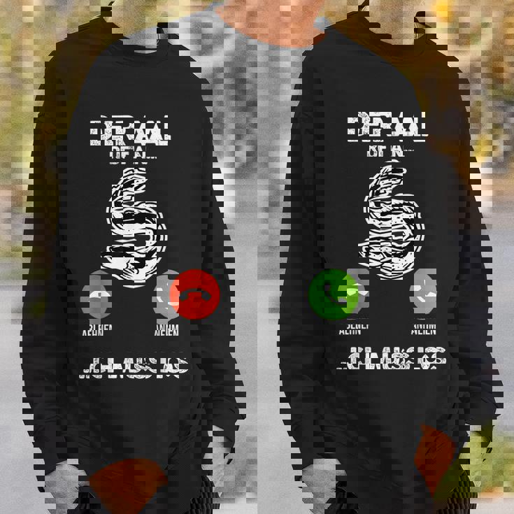 釣りウナギ漁師 スウェットシャツ 彼への贈り物