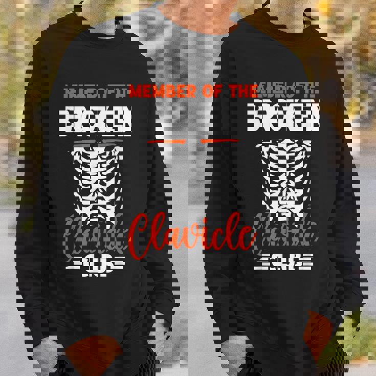 鎖骨骨折クラブのメンバー 手術 鎖骨 リカバリー サポート 鎖骨骨折 スウェットシャツ 彼への贈り物