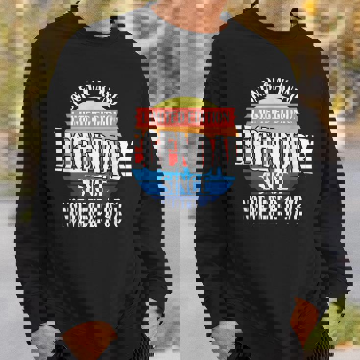 限定版 1978 年 11 月の誕生日以来の伝説 スウェットシャツ 彼への贈り物