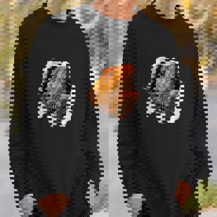 面白いtシャツ イグアナ トカゲ 爬虫類 メンズ 動物 グッズ おもしろ 面白い 服 ネタ 動物 珍獣 スウェットシャツ 彼への贈り物