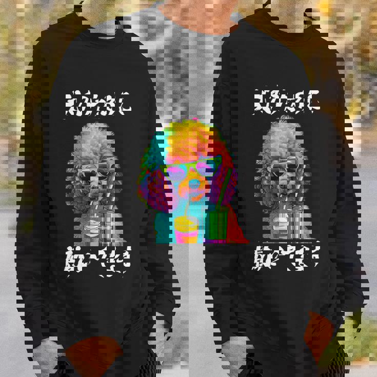 面白いtシャツ トイプードル イヌ わんこ メンズ 犬好き グッズ おもしろ 面白い 服 ネタ わんこ 長袖tシャツ スウェットシャツ 彼への贈り物