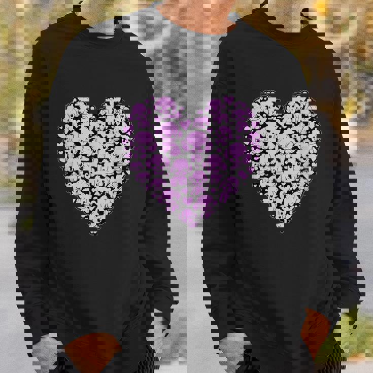 面白いtシャツ トイプードル ハート イヌ メンズ 犬好き グッズ かわいい おもしろ 面白い 服 ネタ スウェットシャツ 彼への贈り物