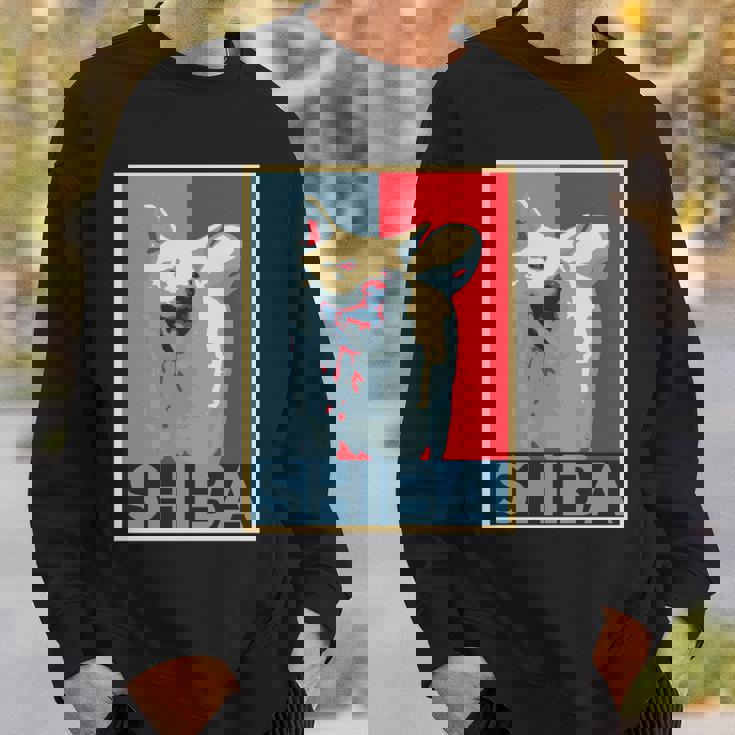 面白いtシャツ 柴犬 犬 わんこ メンズ おもしろ 面白い 服 おもしろグッズ ネタ ポスター 長袖tシャツ スウェットシャツ 彼への贈り物